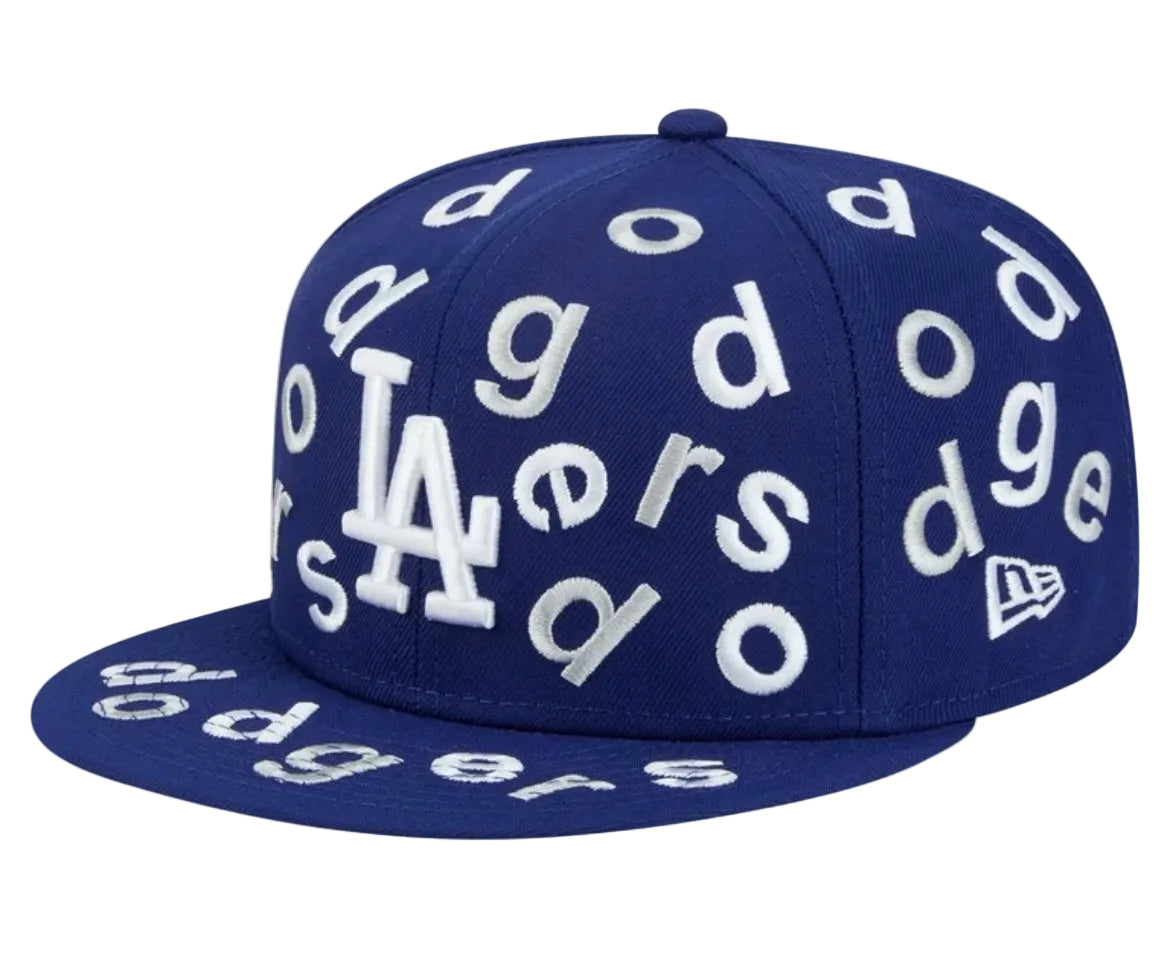 New Era Cap Royal Los Angeles Dodgers Team Confetti 59FIFTY