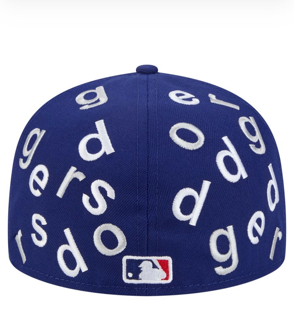 New Era Cap Royal Los Angeles Dodgers Team Confetti 59FIFTY