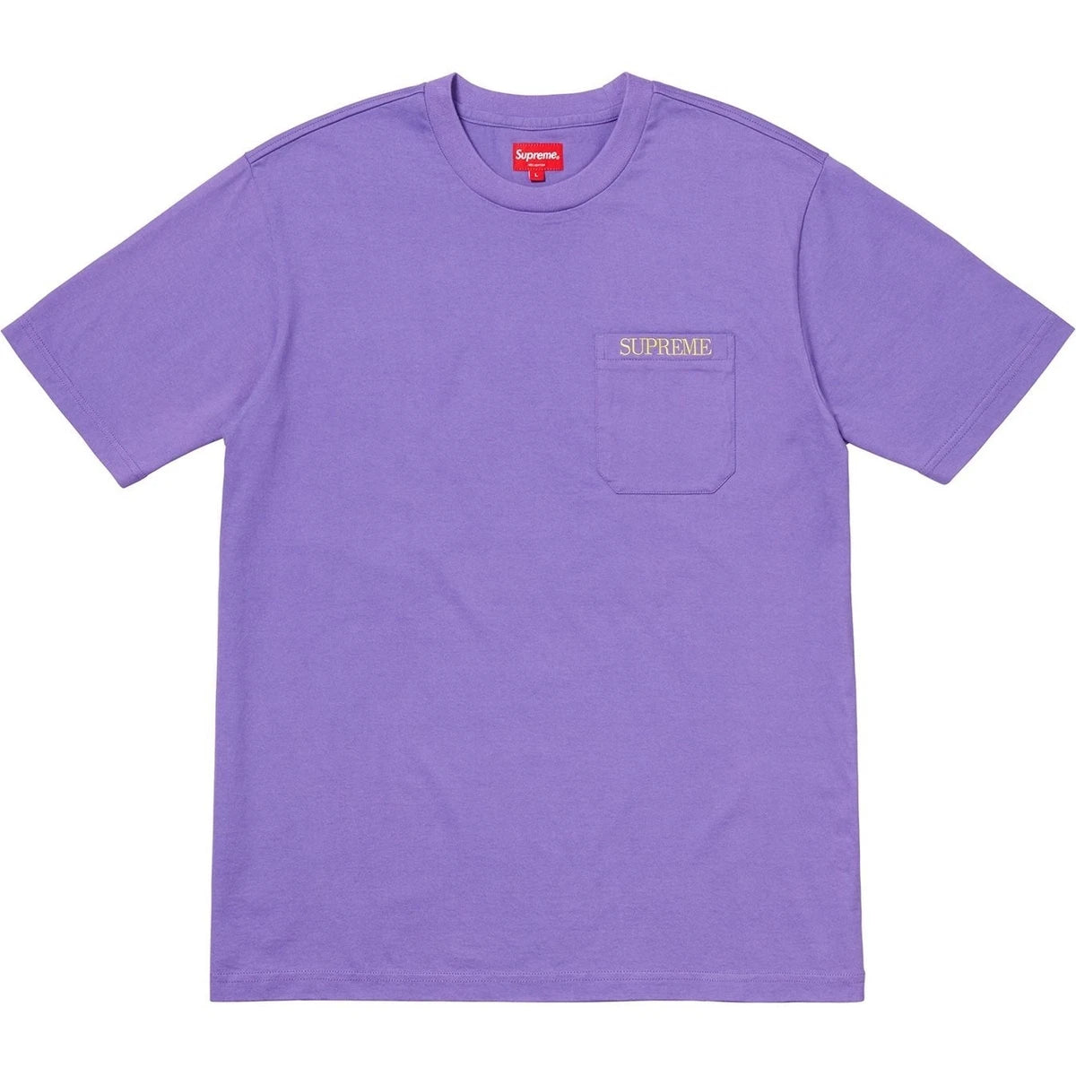 Supreme Embroidered Pocket Tee
Pale Purple