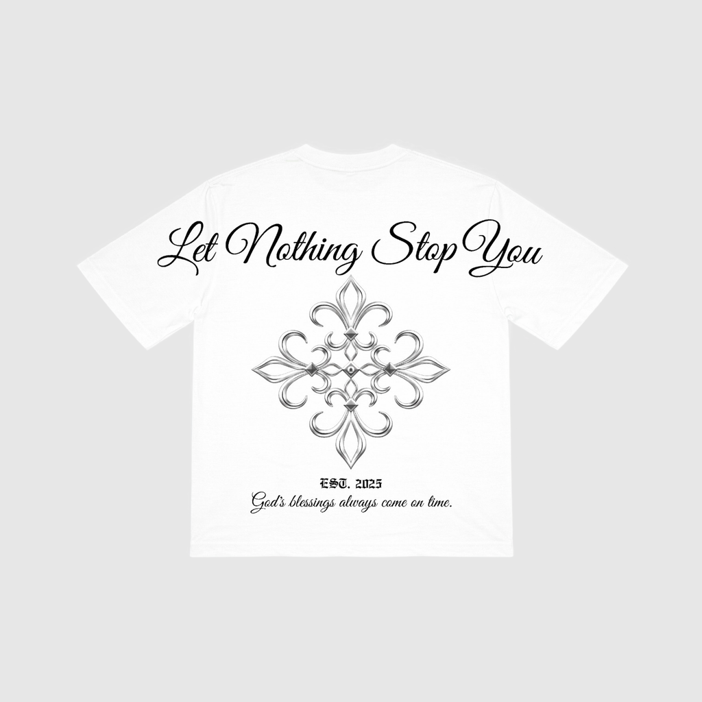 Metallic Silver Blessings