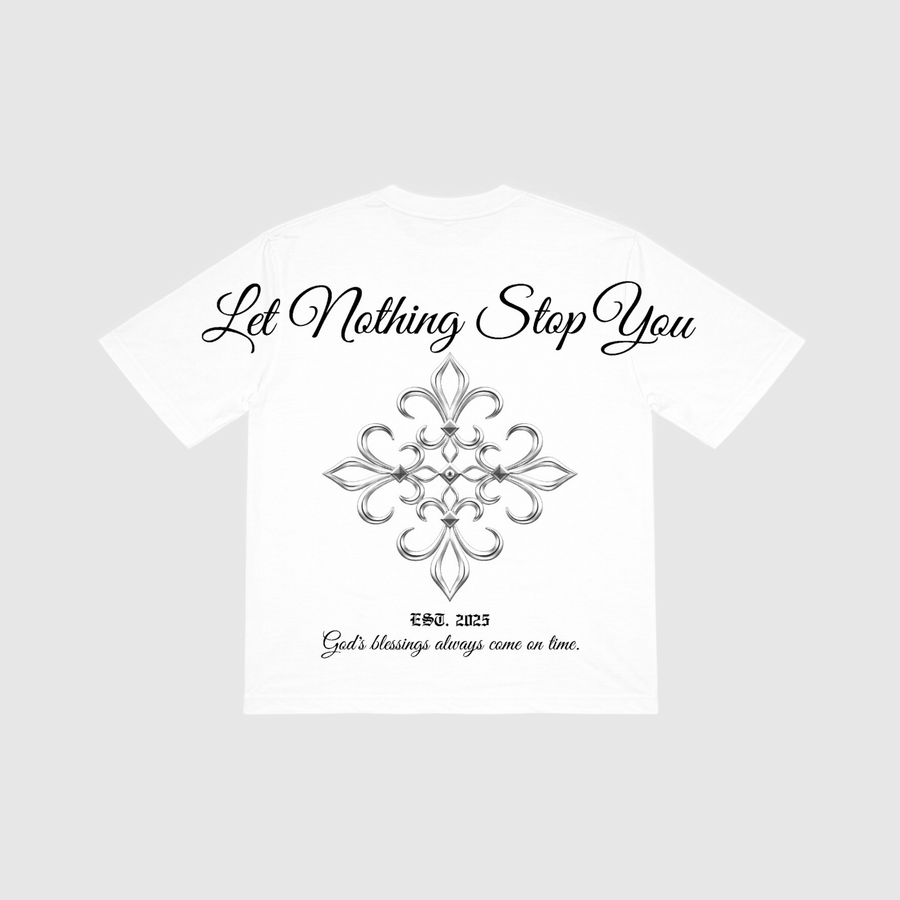 Metallic Silver Blessings